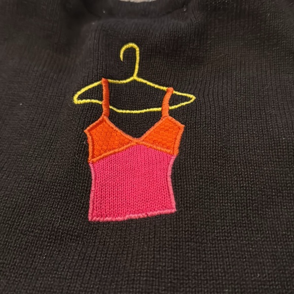 Jack B. Quick Vintage Embroidered Cardigan Sz Petite Medium - Picture 6 of 7